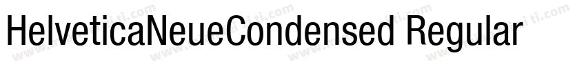 HelveticaNeueCondensed Regular字体转换